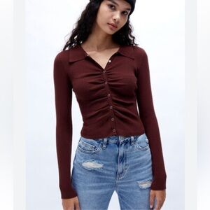 LA Hearts Long Sleeve Top